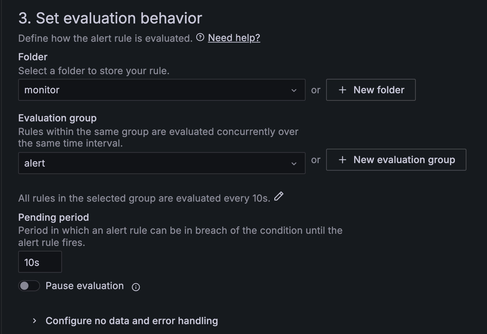 TDengine Database Grafana plugin Alert Evaluation Behavior