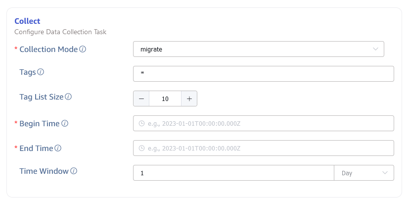 Migrate data