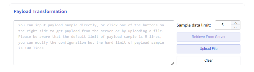 Sample data