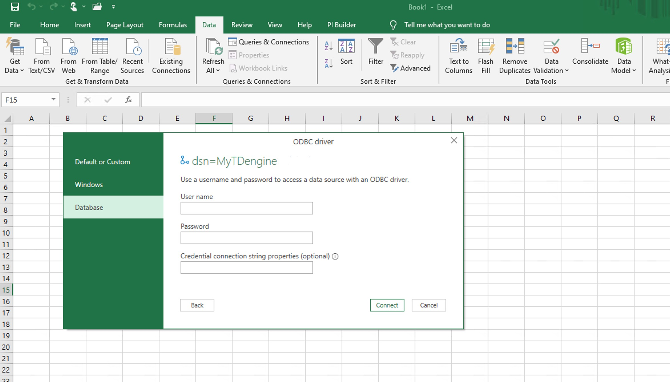 Configure authentication credentials