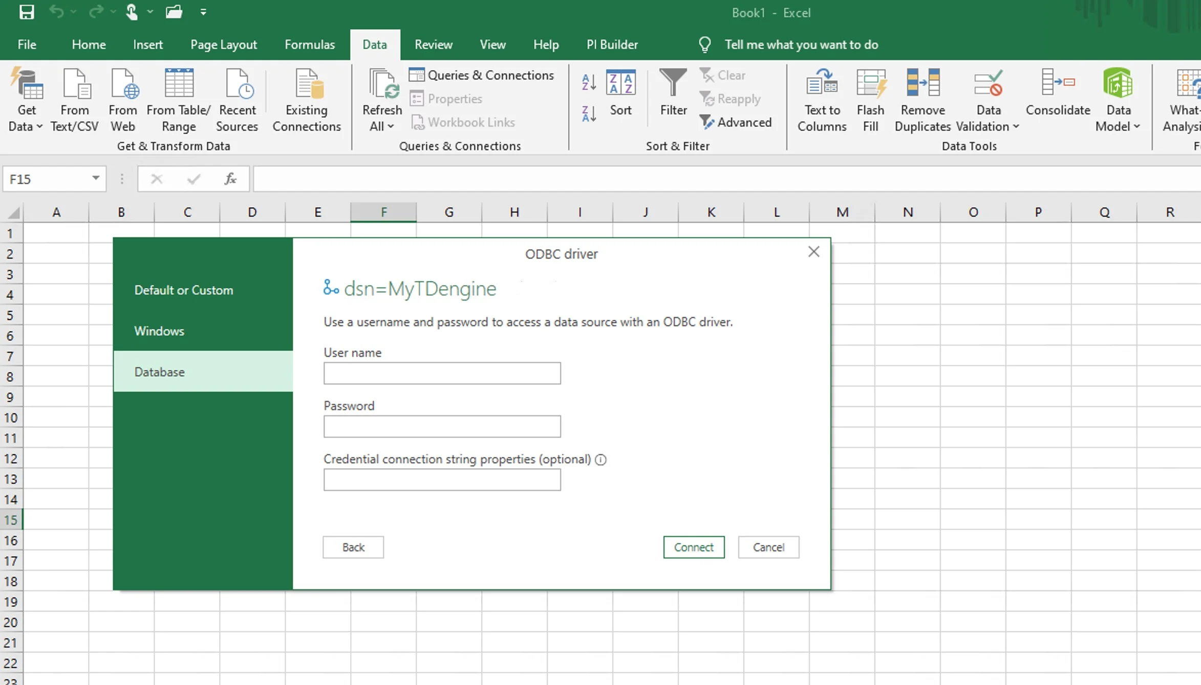 Configure authentication credentials