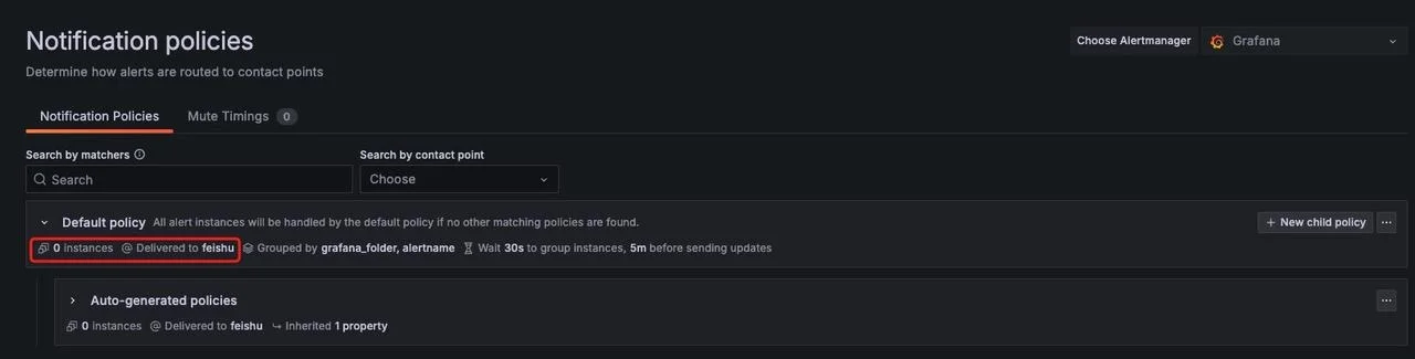 Configure notification policies