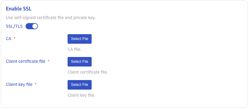 Configure SSL certificate
