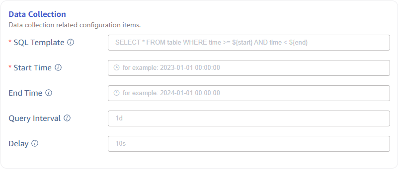 Configure data collection