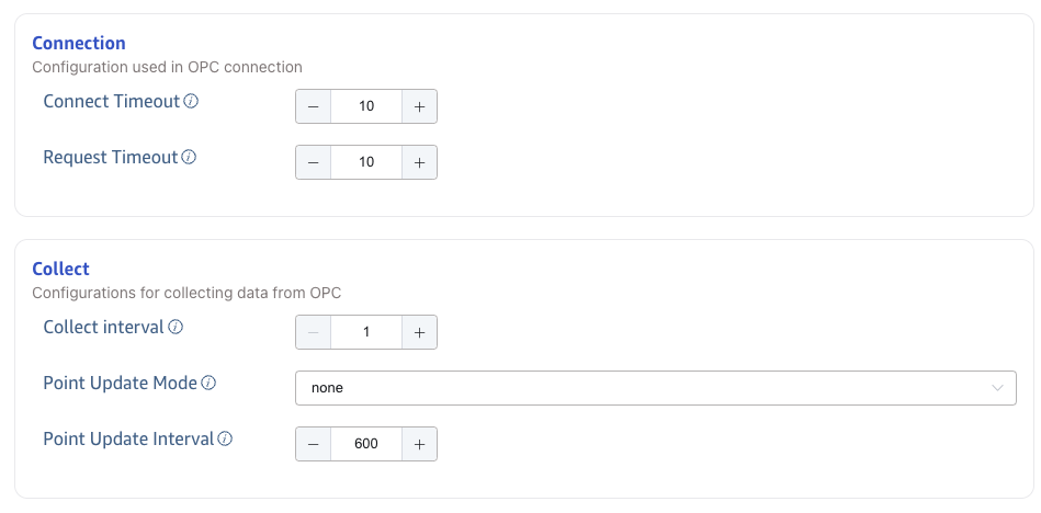 Configure collection settings