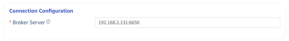 Configure connection information