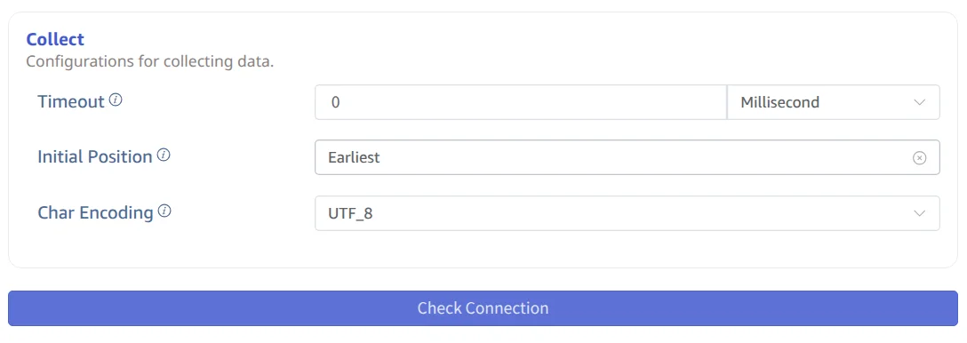 Configure collection settings