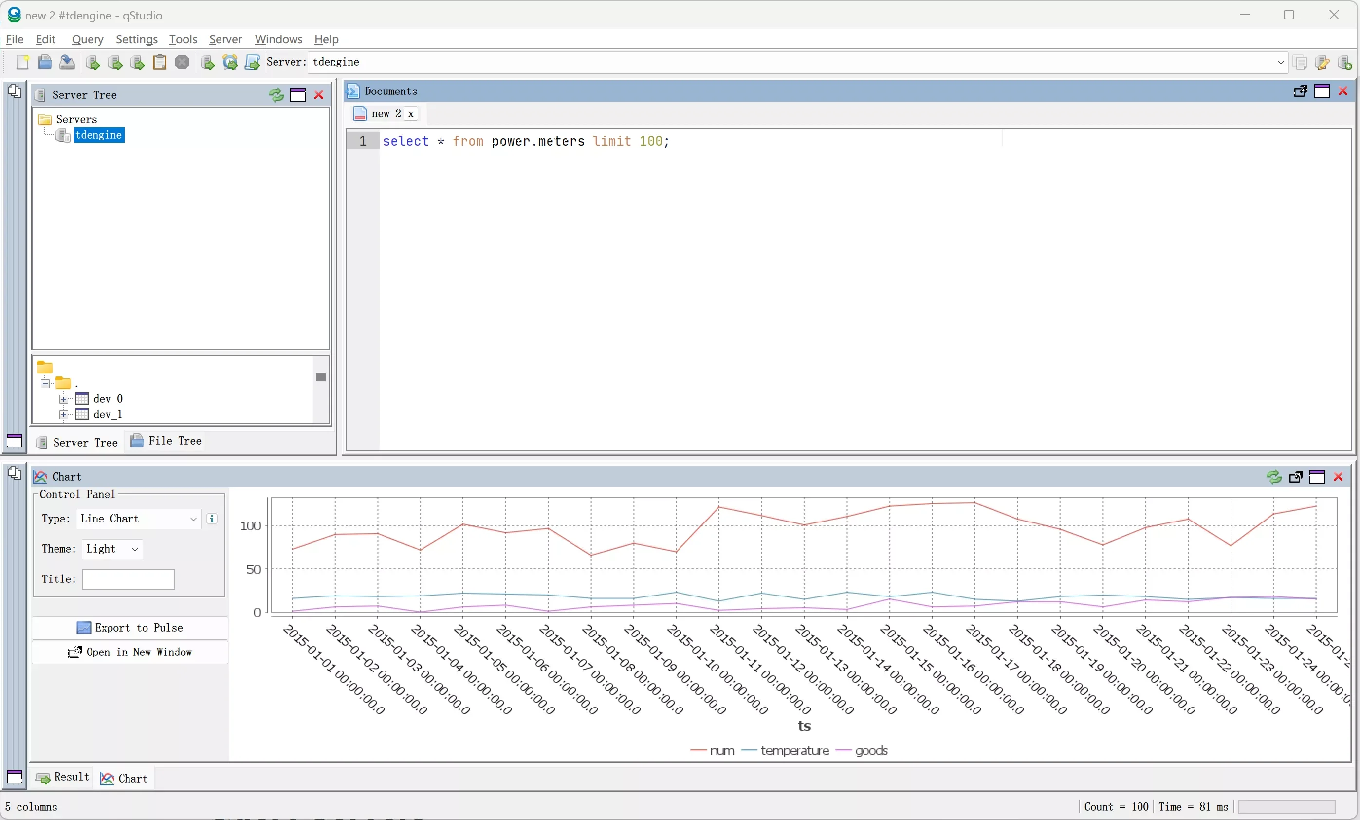 Configure visualizations