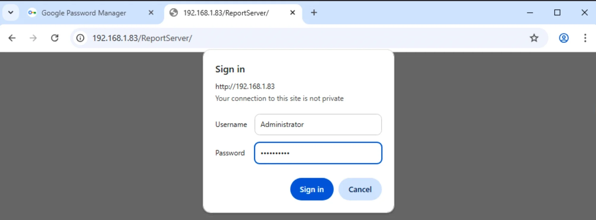 Log in to access report