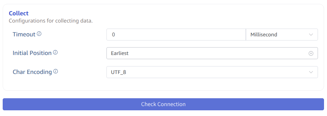 Configure collection settings